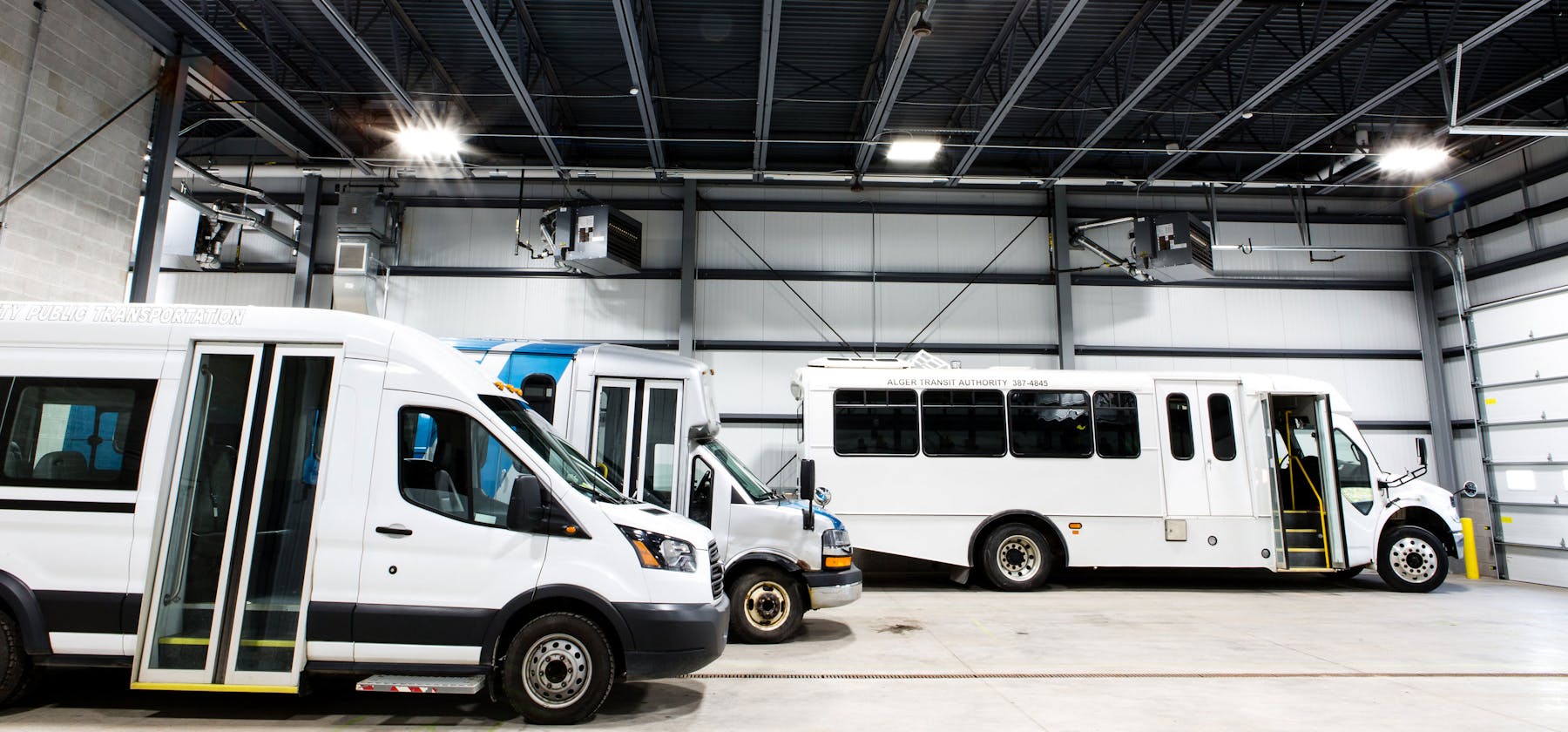 Altran interior with multiple buses