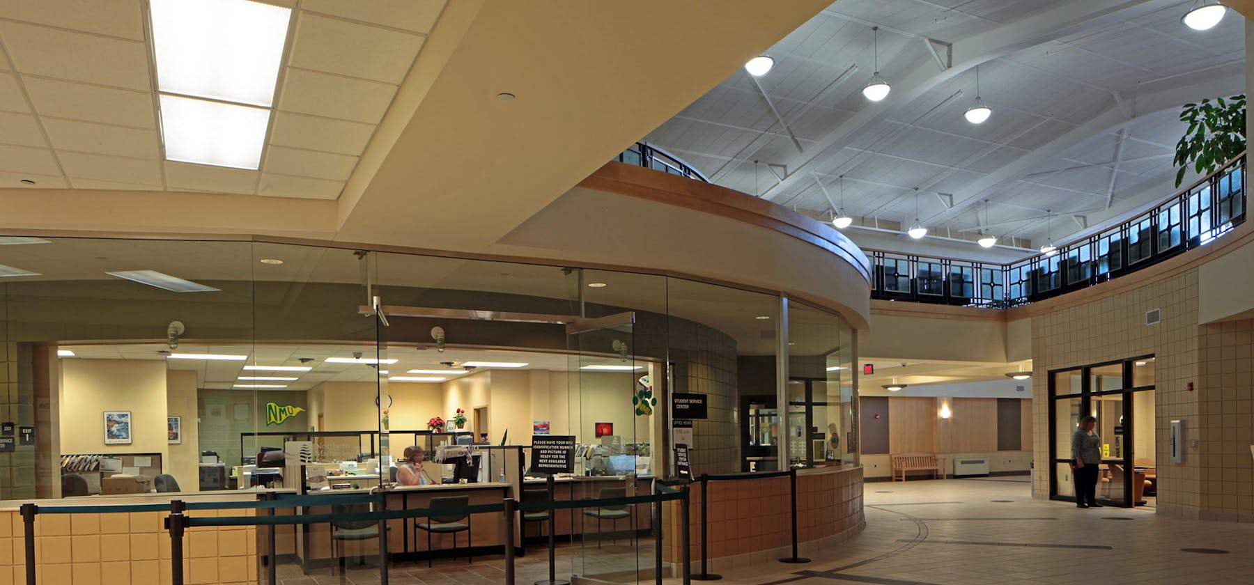 NMU Student Service Center interior