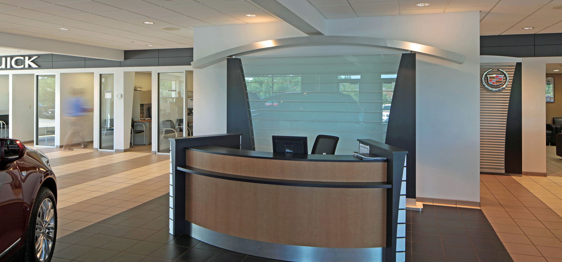 Public Service Garage interior lobby