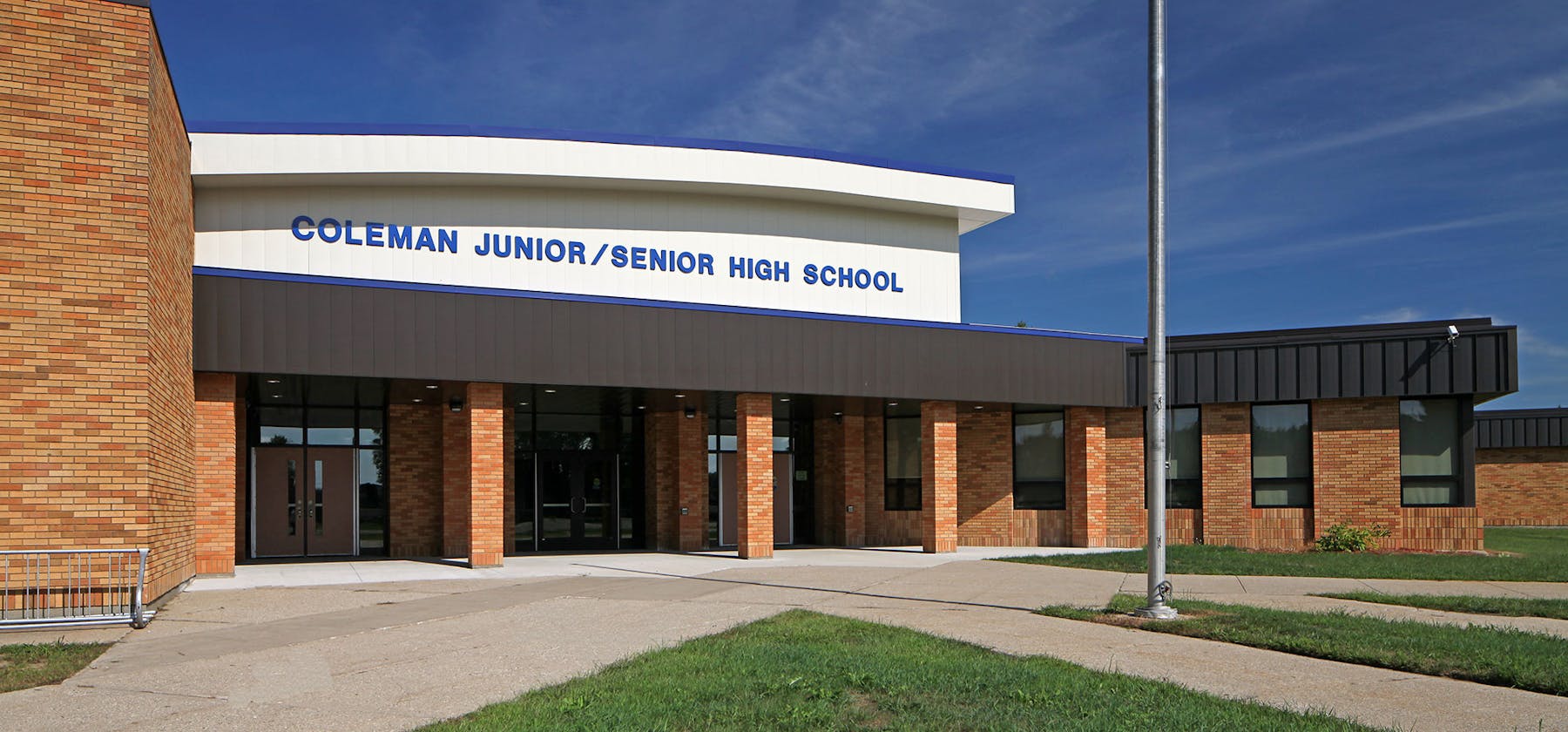 Coleman Public High School exterior