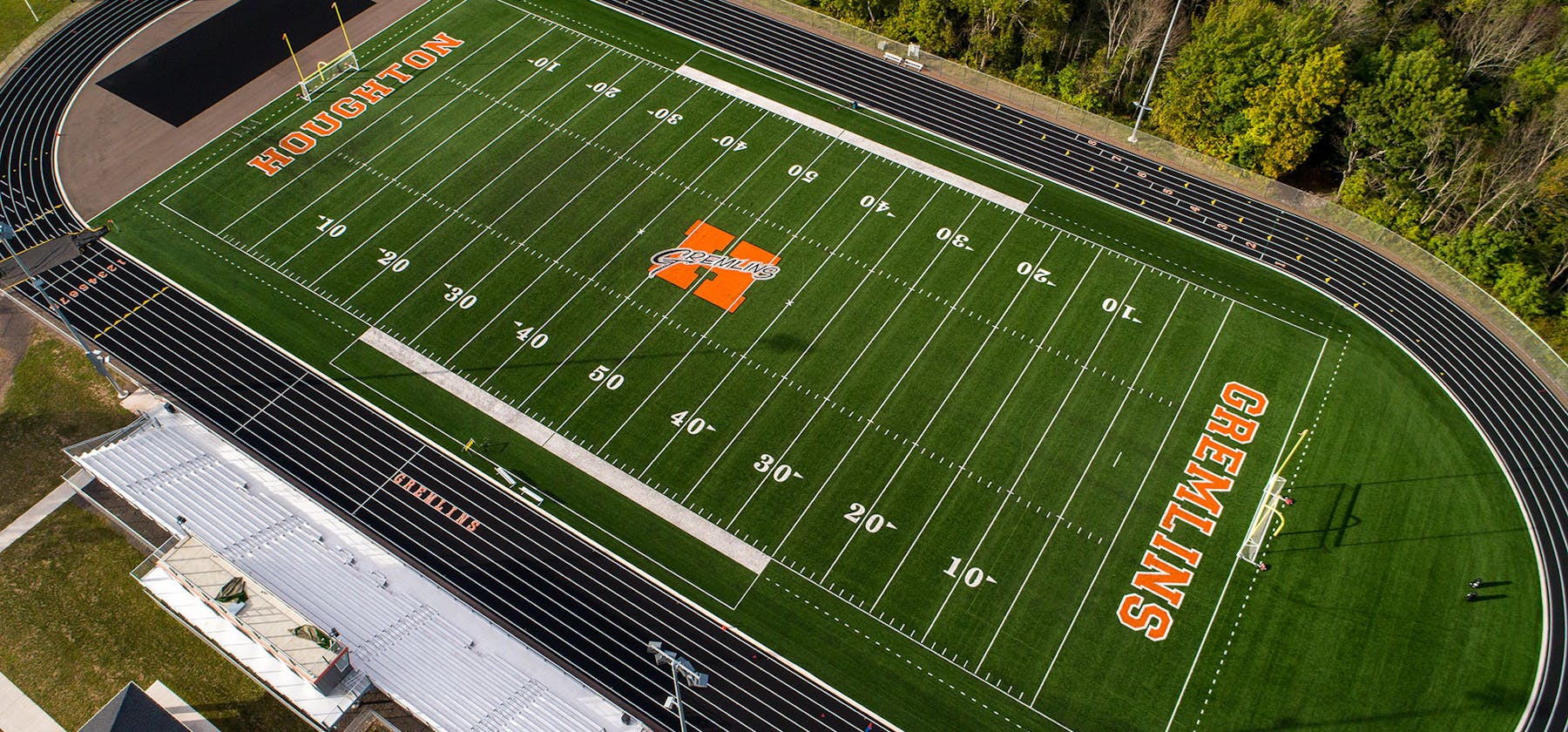 Houghton High School football field and outdoor track