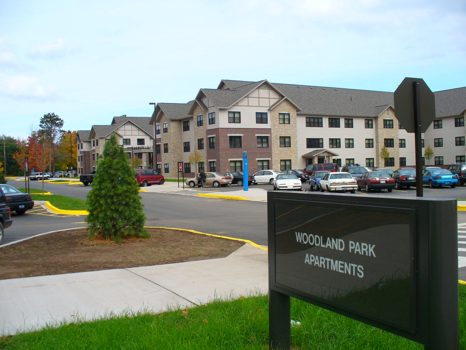 NMU Woodland Apartments facade