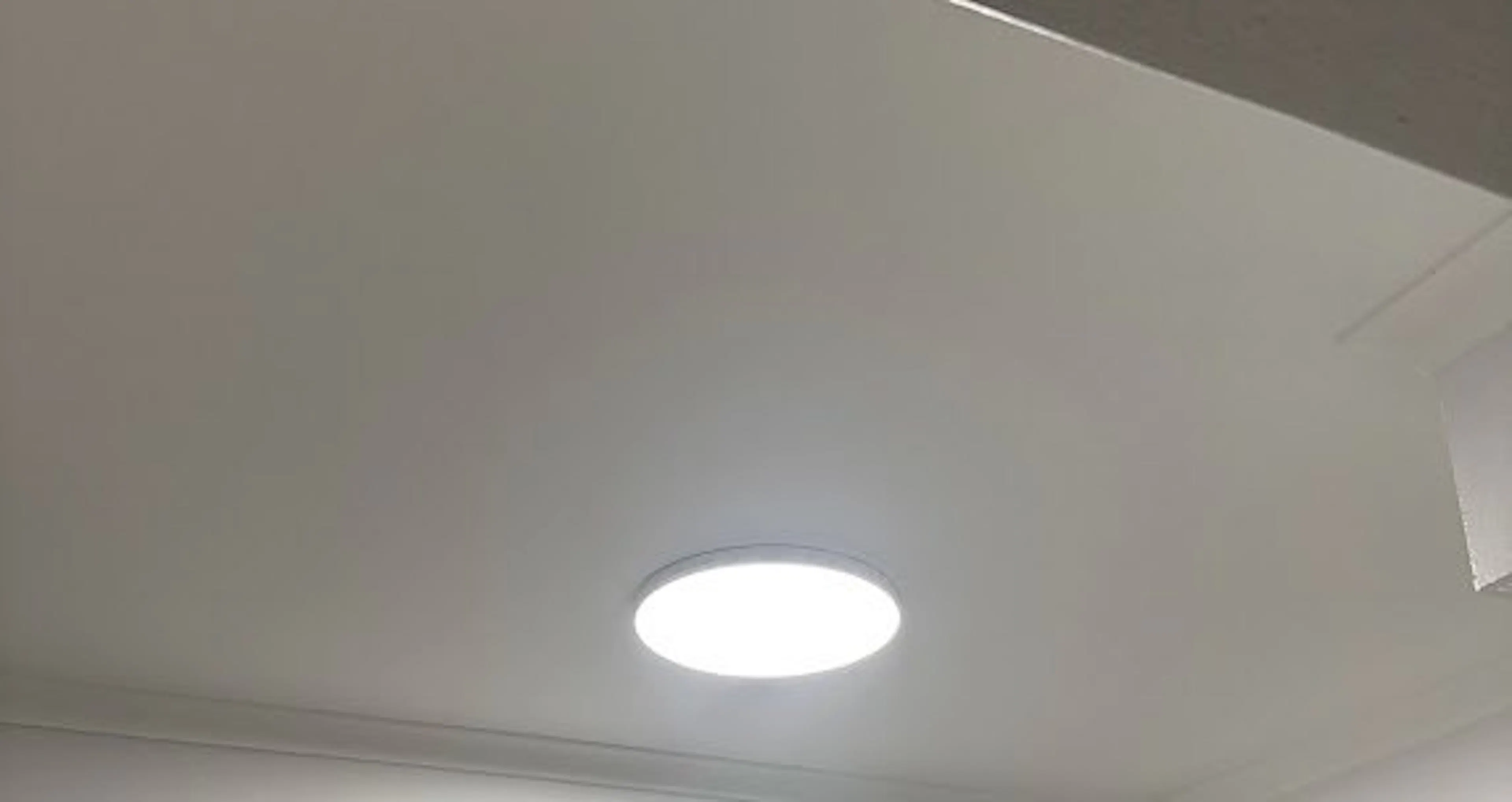 LED oyster light over a kitchen in Marsfield, by Impulse Electrical Enterprise