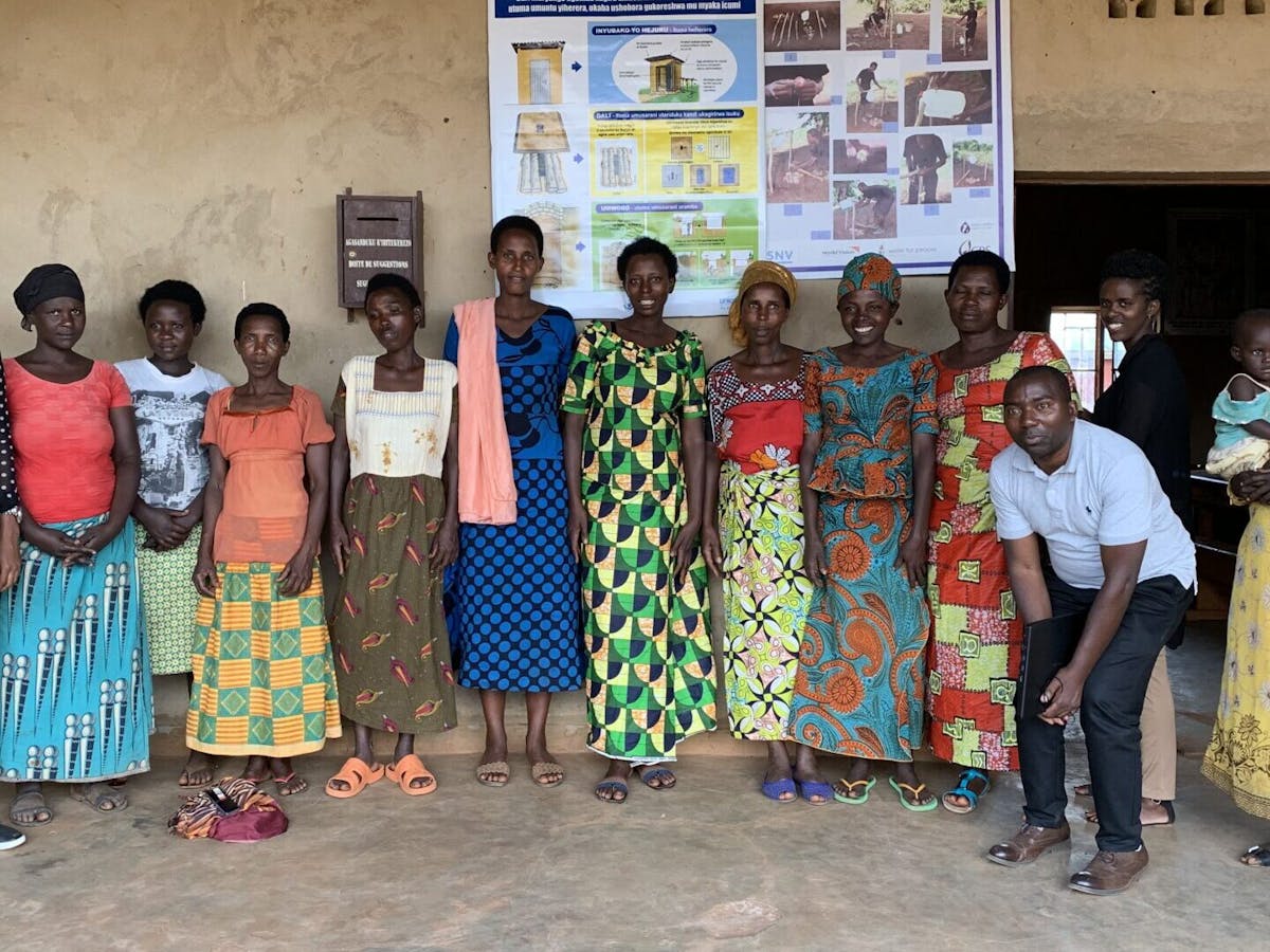 Participants and staff for the Government of Rwanda’s Graduation program