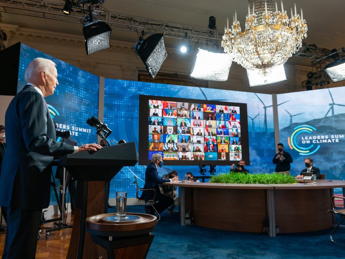 President Biden kicks off the Virtual Leaders Summit on Climate