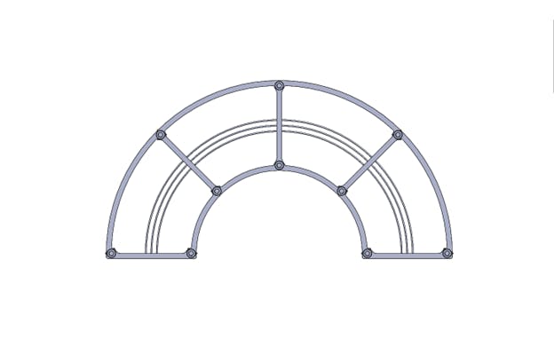 Curved or conformal microtube heat exchanger