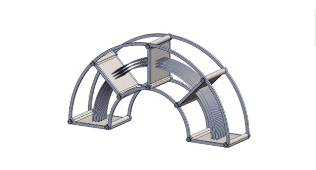 Curved or conformal microtube heat exchanger