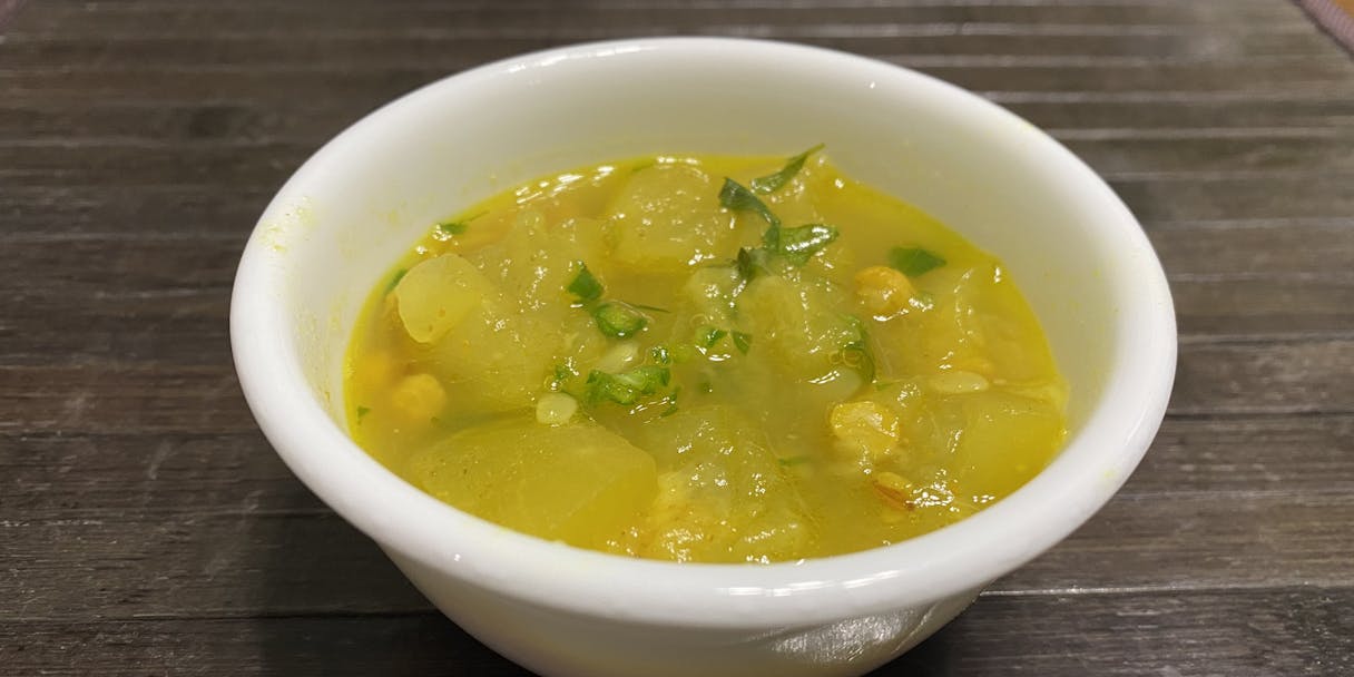 Lauki & Chana Daal (Bottle Gourd & Yellow Split Peas)