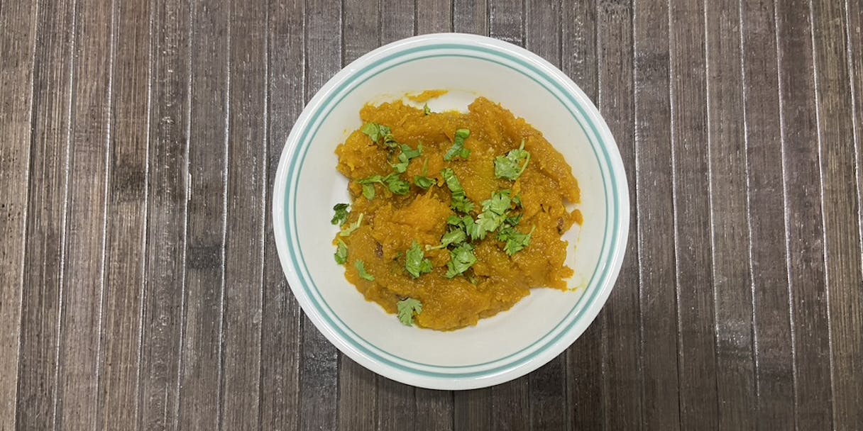 Kaddoo Bhaaji (Spiced Pumpkin)