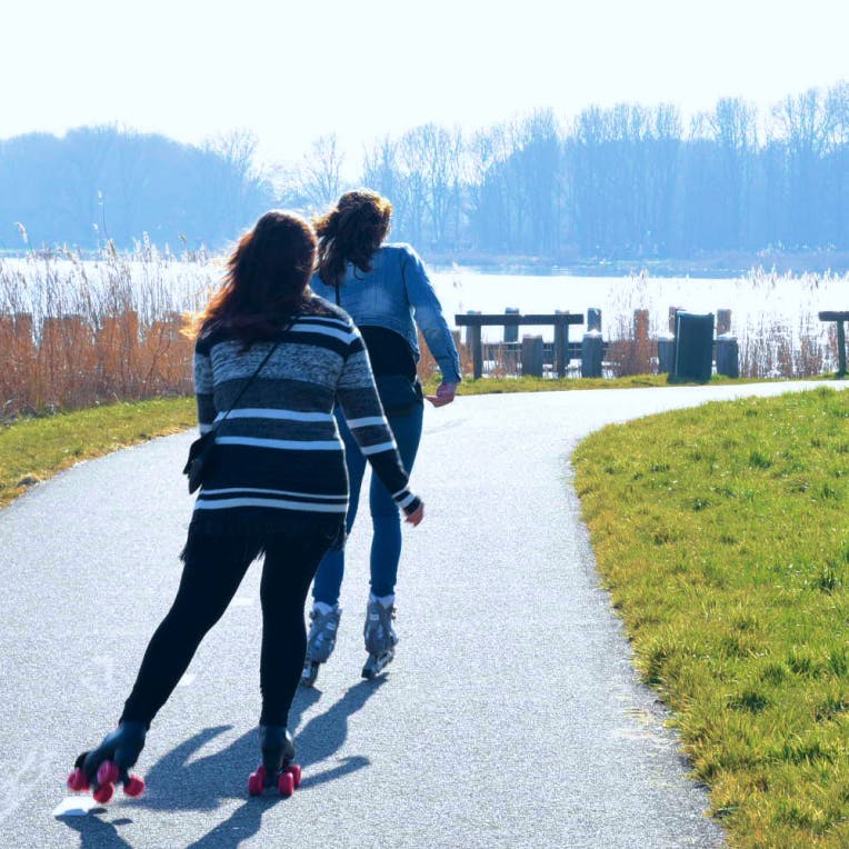 2 rolschaatsers