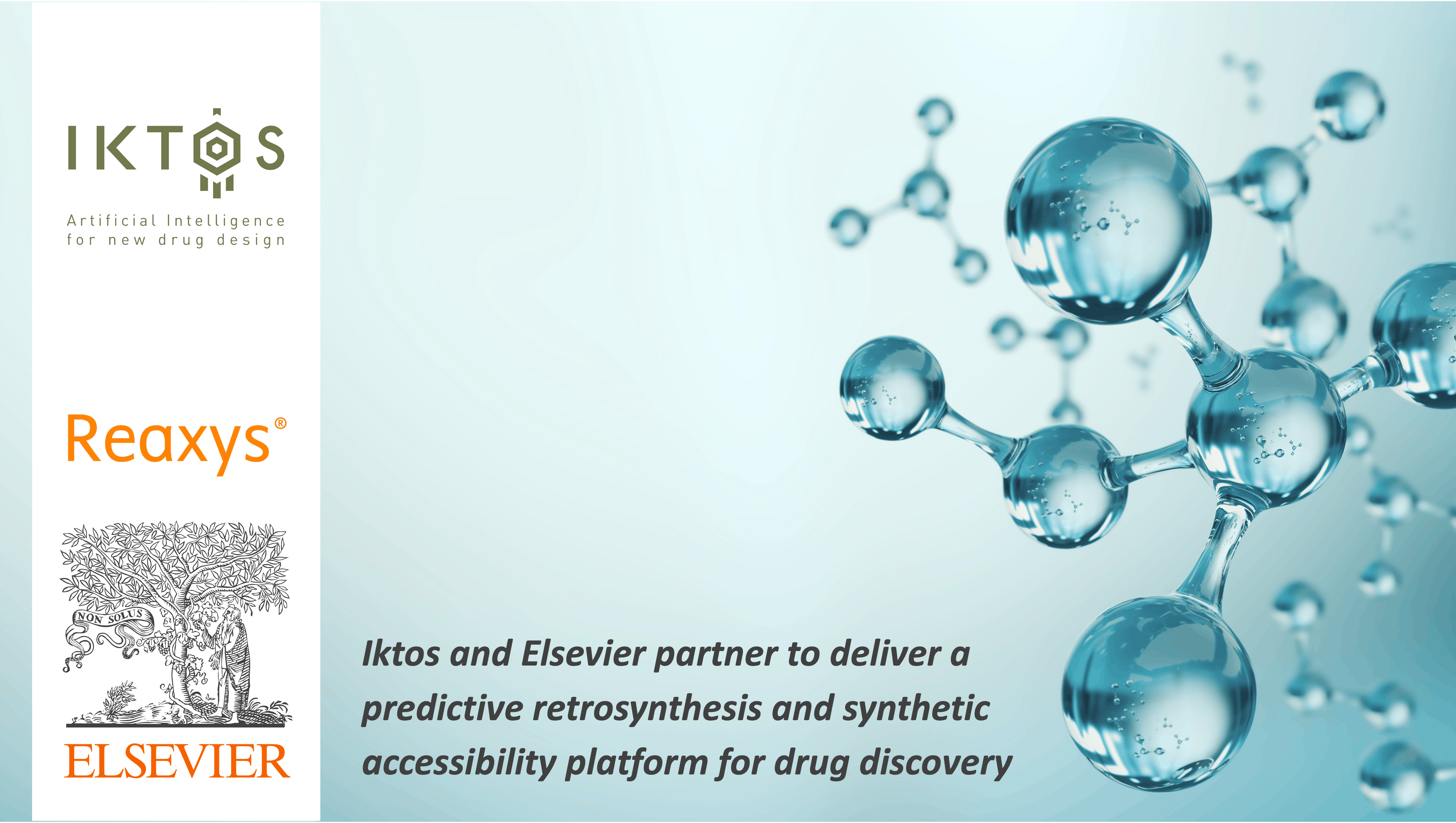 Iktos and Elsevier announce their partnership