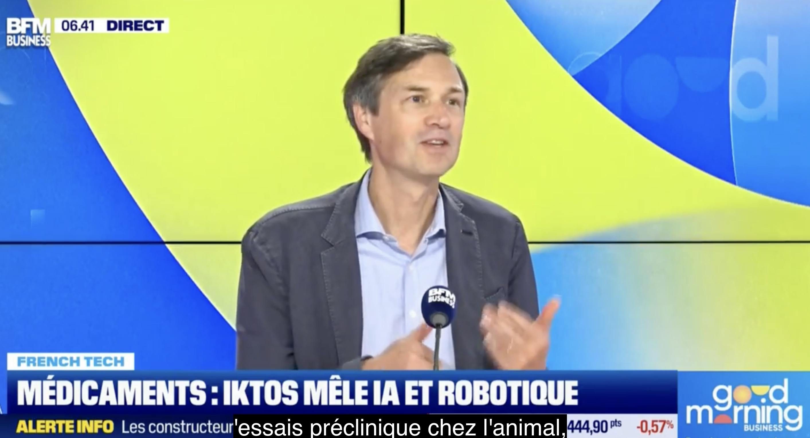 Interview: Iktos invited in Good Morning Business from BFMTV
