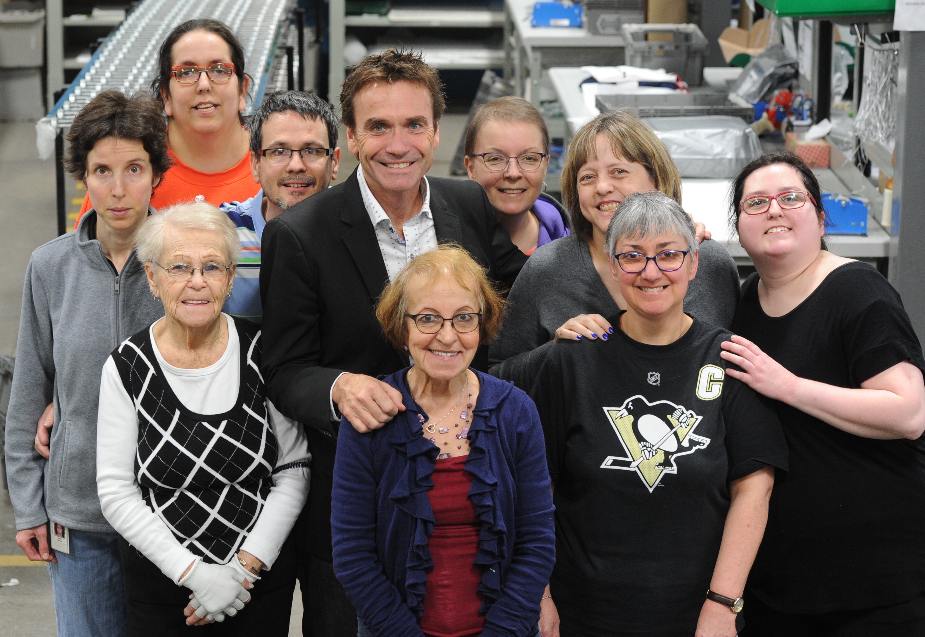 Gabriel Tremblay et son équipe. 