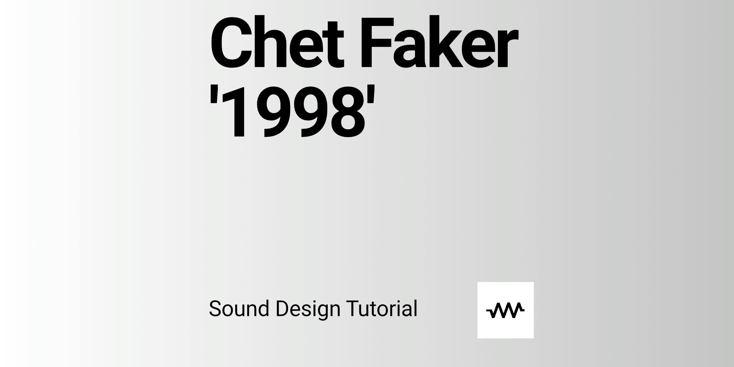Tutorial using Ableton Live and DRC polyphonic synthesizer to make Chet Faker '1998'