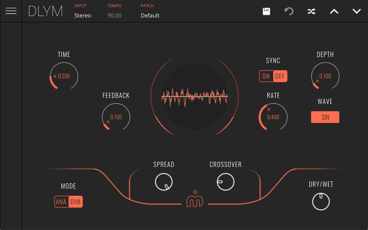 Delay Modulator DLYM has a super simple yet powerful interface