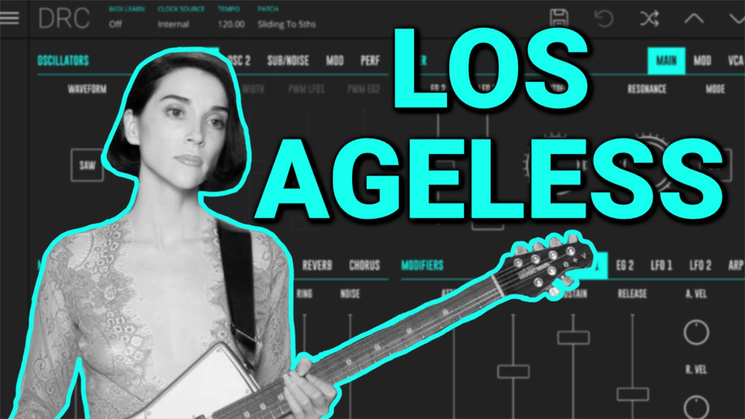 How to make the sounds from St. Vincent 'Los Ageless' with DRC