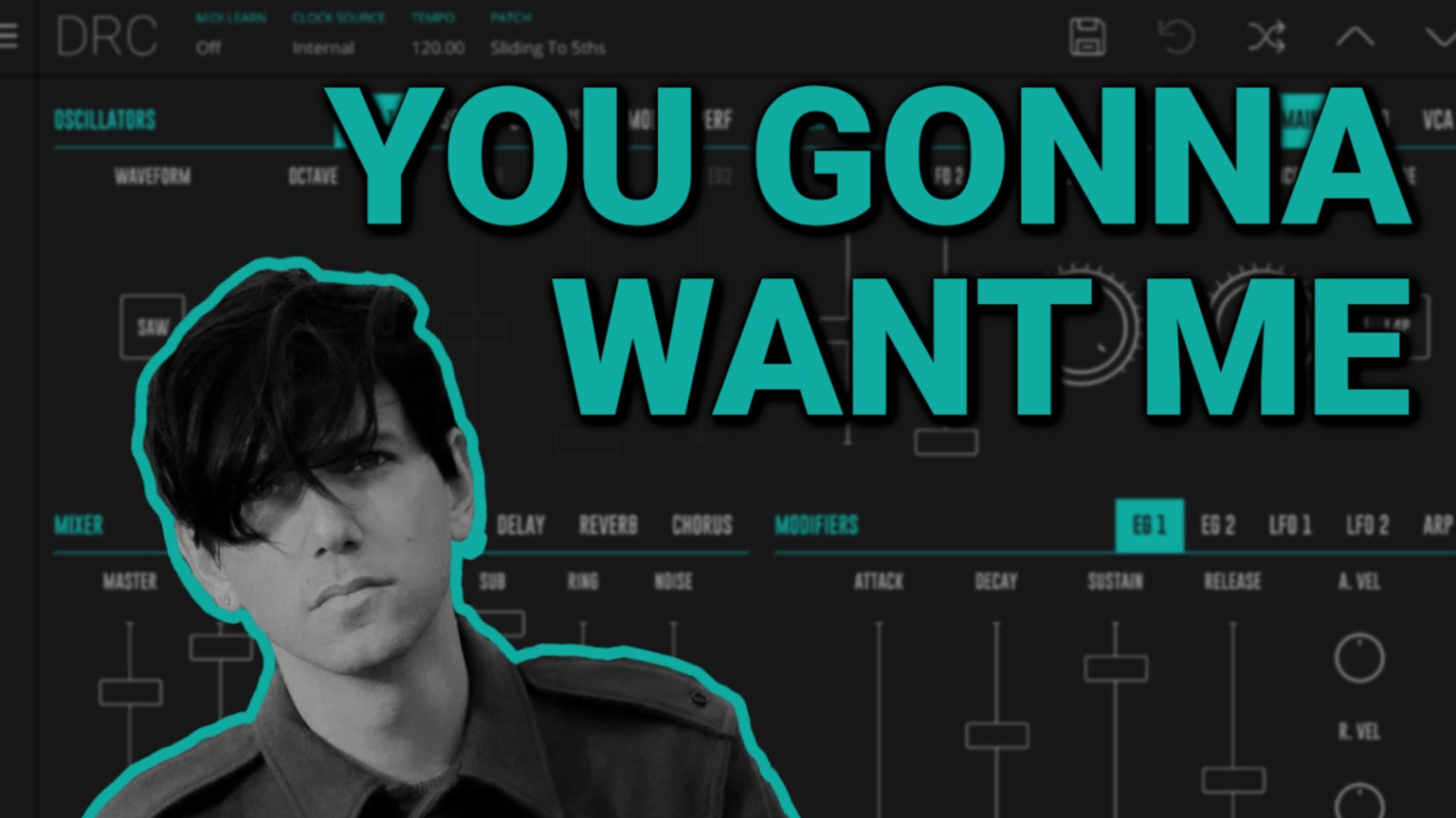 How to make the basses from Tiga - You Gonna Want Me With DRC