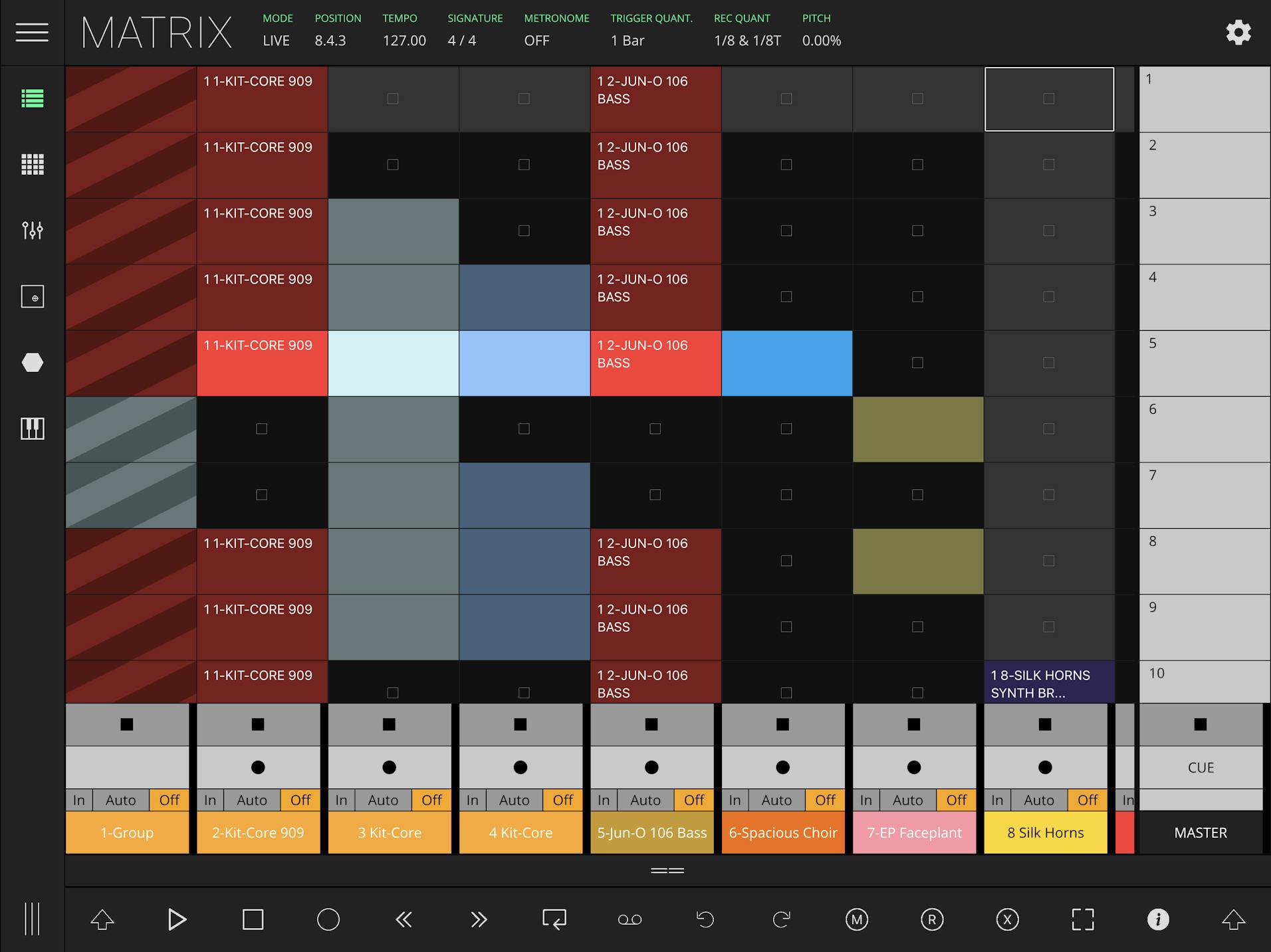 Ableton Live and Midi Controller LK is available as Android app and iOS app