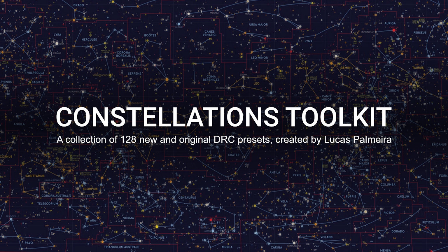 New DRC sound bank 'Constellations Toolkit' by Lucas Palmeira