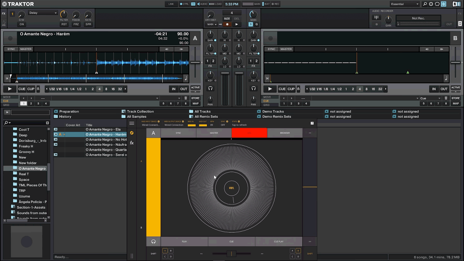 How to use Traktor Controller TKFX with DECKS