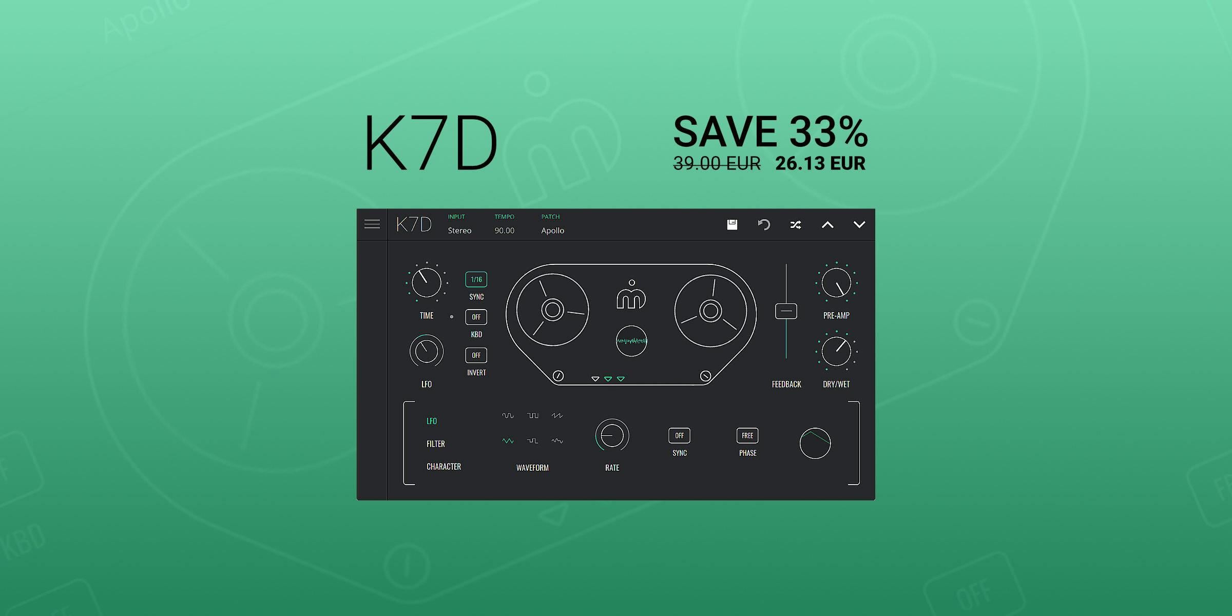 33% OFF K7D - Desktop and Mobile!