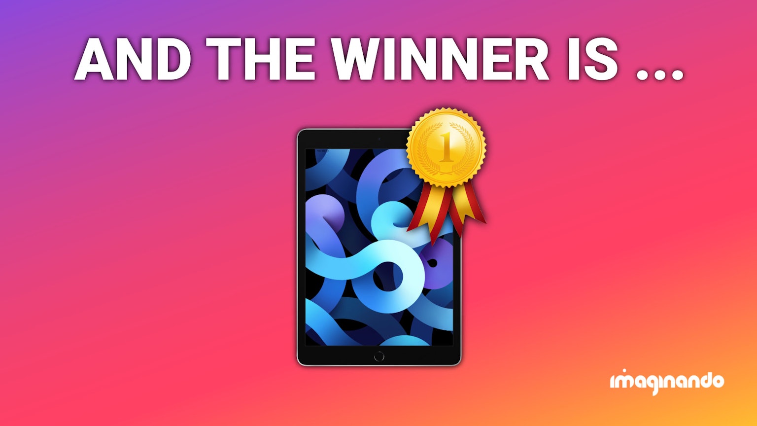 Instagram iPad winner banner image