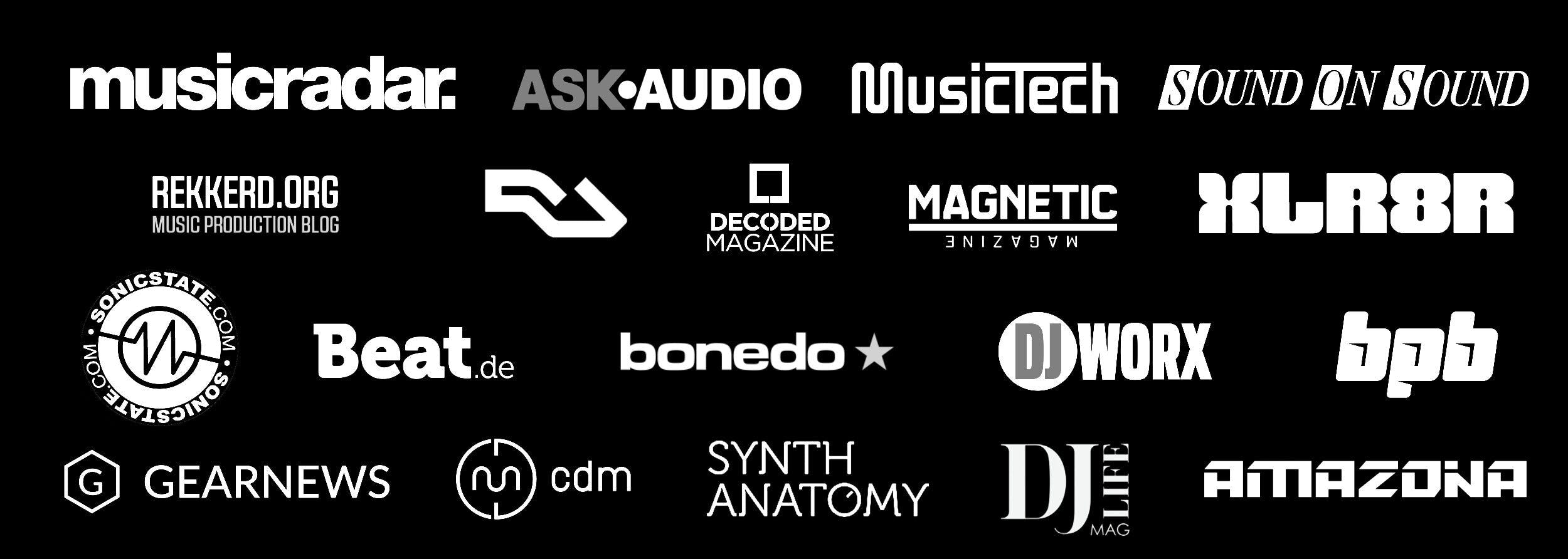 Imaginando was featured in MusicRadar, MusicTech, Sound On Sound and much more...