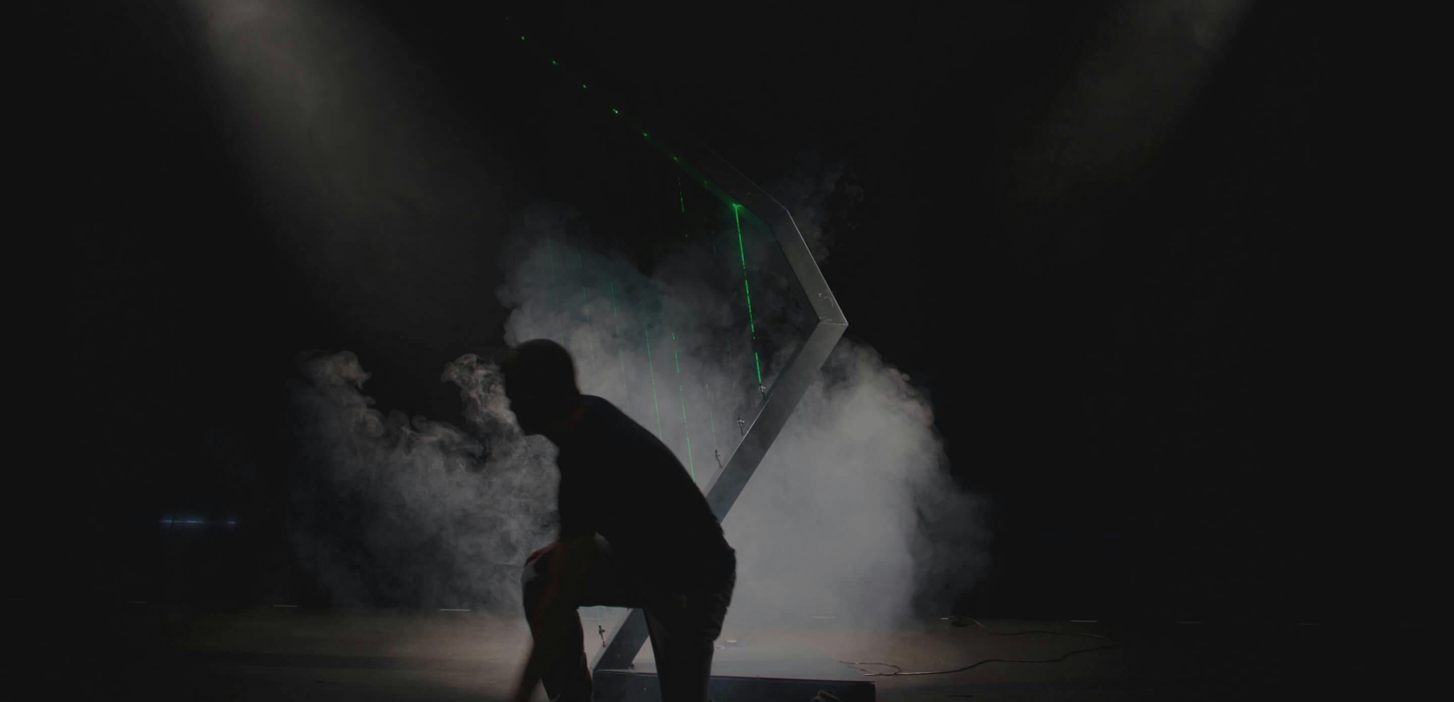 Video trailer showing Harpa Laser using DRC synthesizer from Imaginando