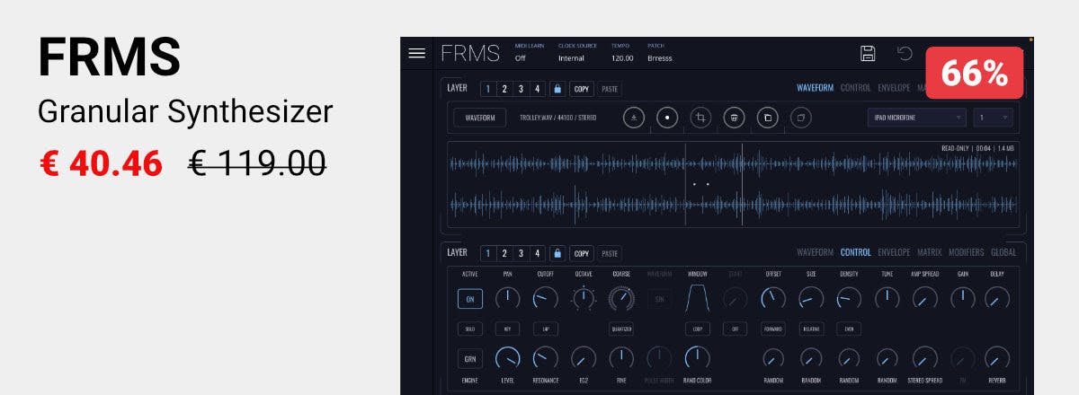 66% off FRMS