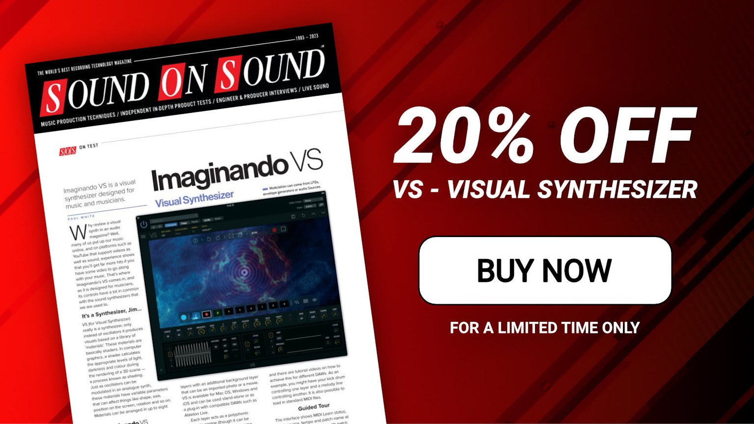 Sound On Sound Celebration Sale Banner Image