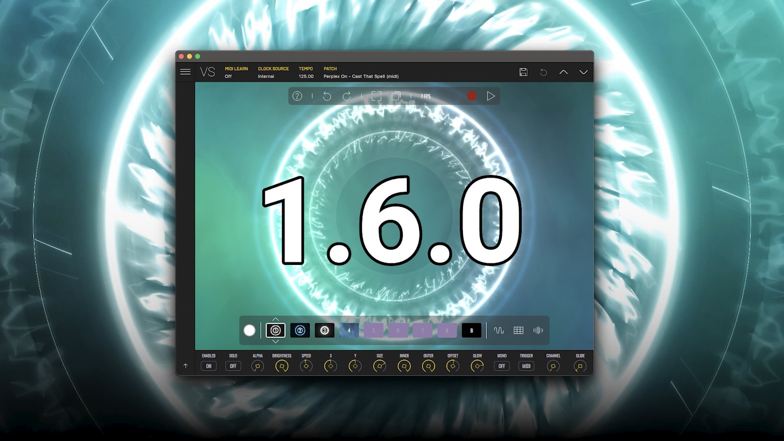 VS - Visual Synthesizer screenshot of version 1.6.0