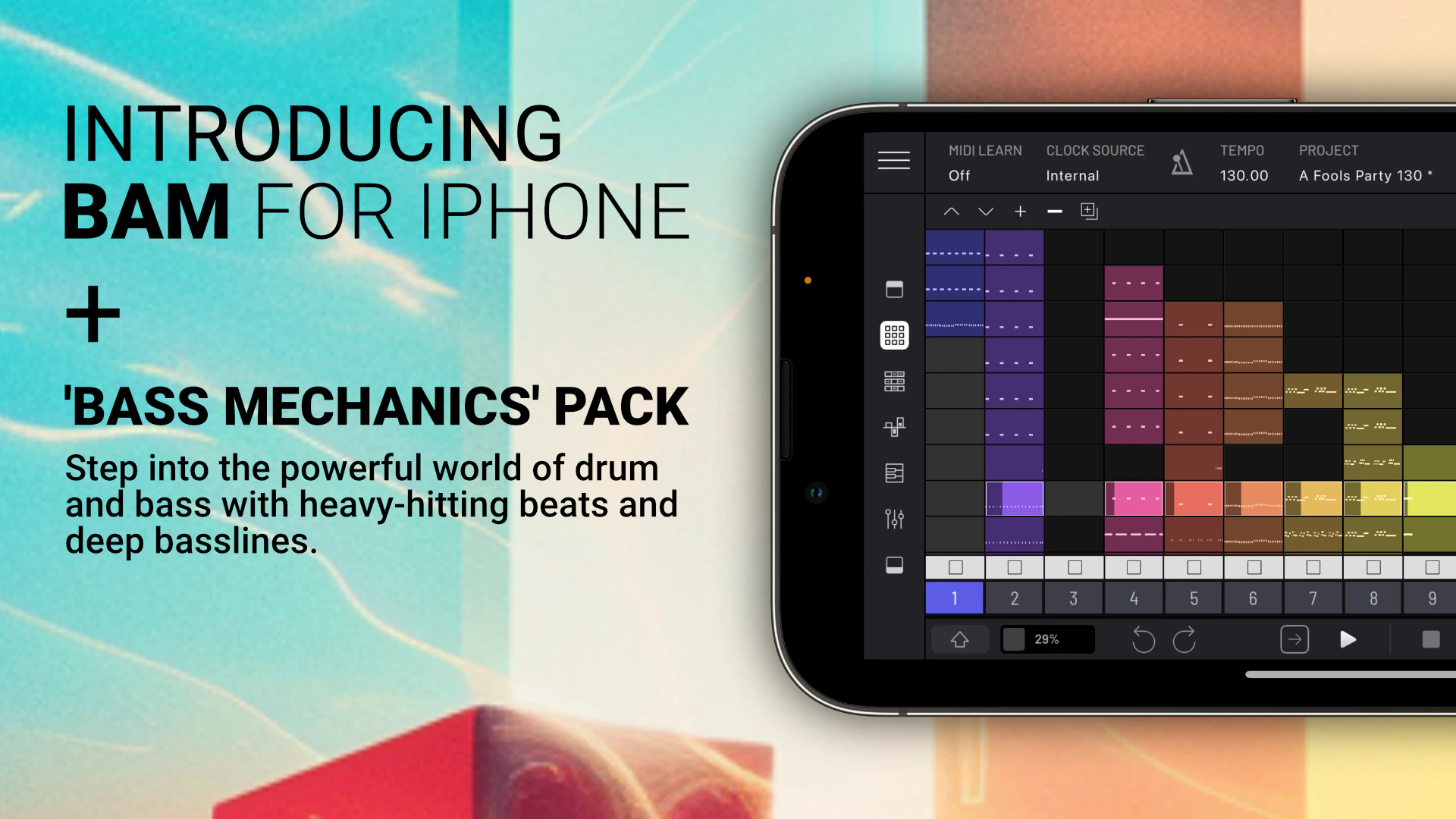 BAM on iPhone + New 'Bass Mechanics' Pack