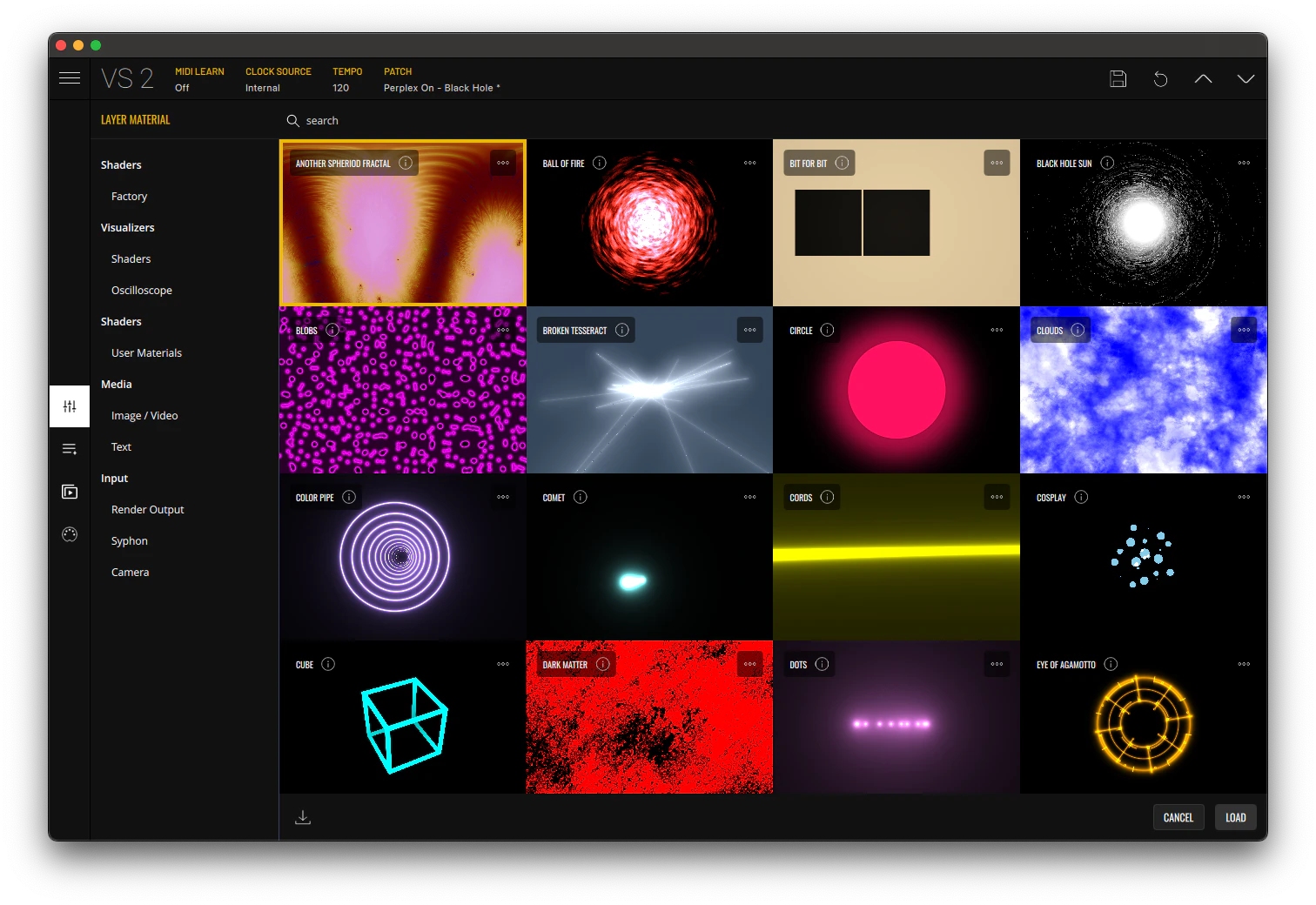 Visual Synthesizer for Desktop and Mobile - VS | Imaginando