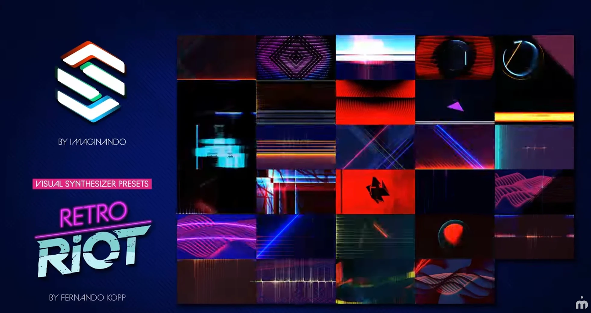 Retro Riot Preset Pack for Visual Synthesizer VS by Imaginando
