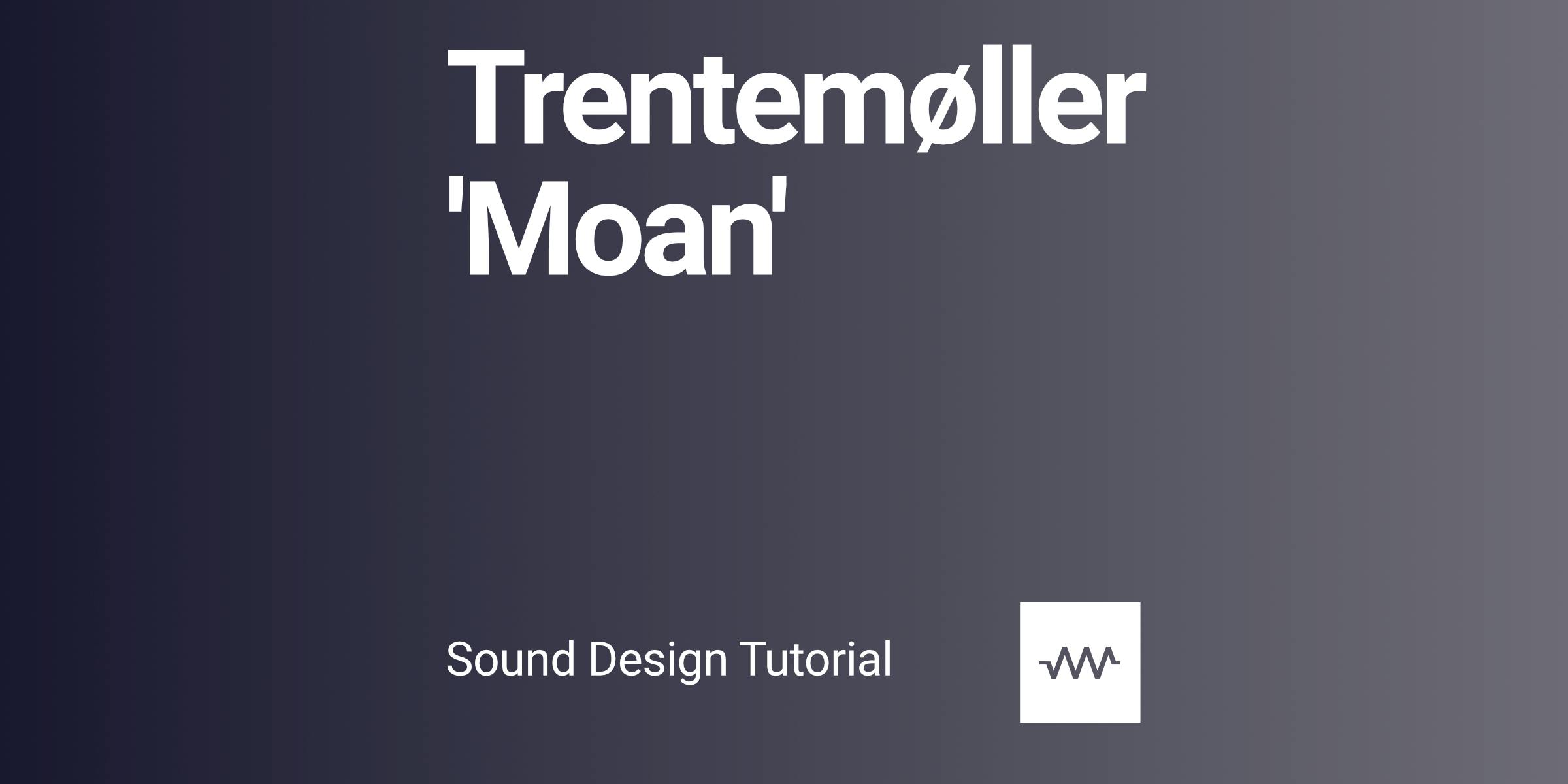 How to make some sounds from Trentemøller 'Moan' with DRC Synthesizer from Imaginando