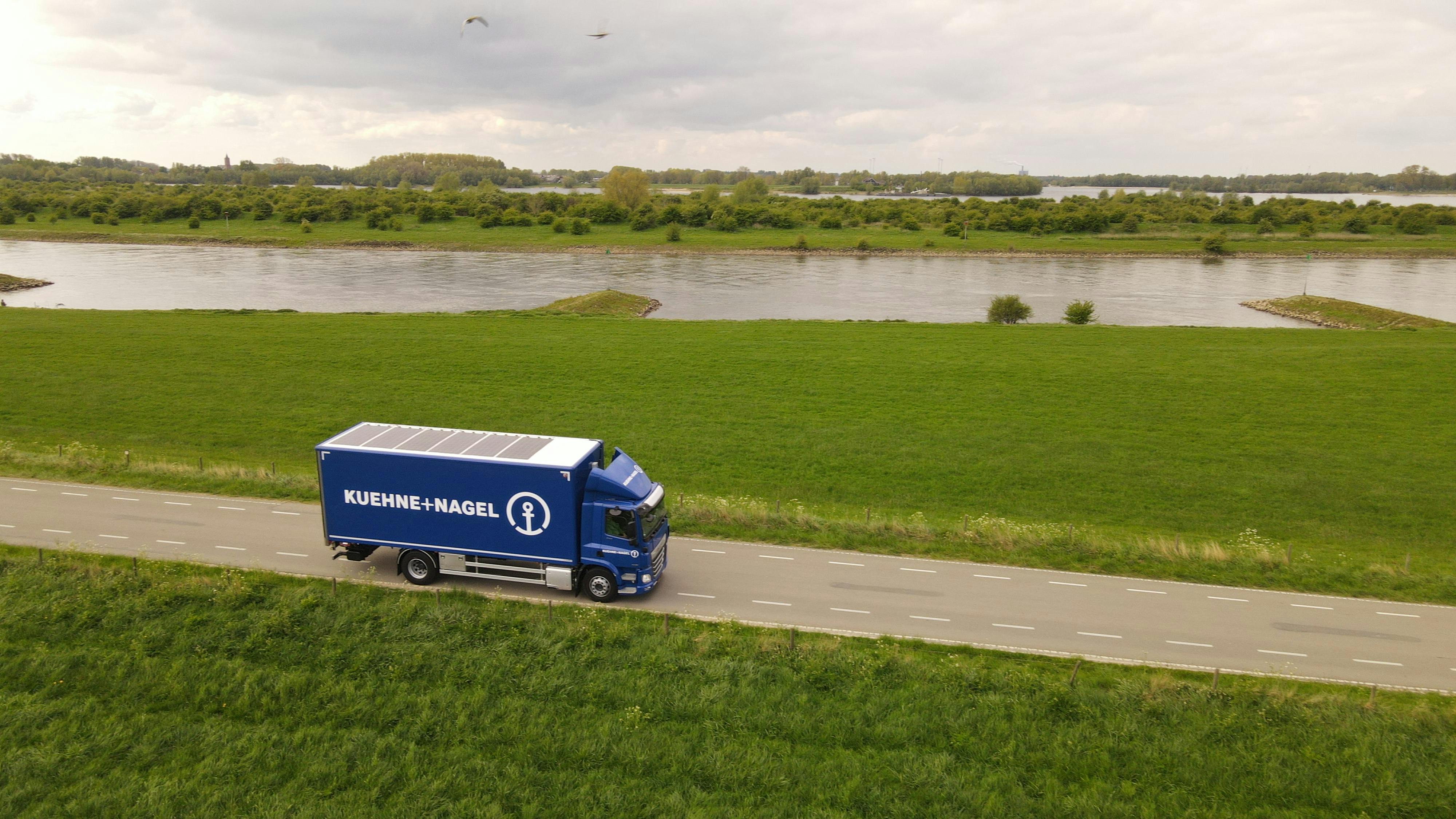 Kuehne+Nagel is driving with the power of the sun to save fuel