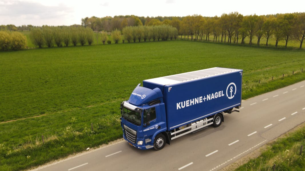Kuene+Nagel SolarOnTp Truck and Trailer