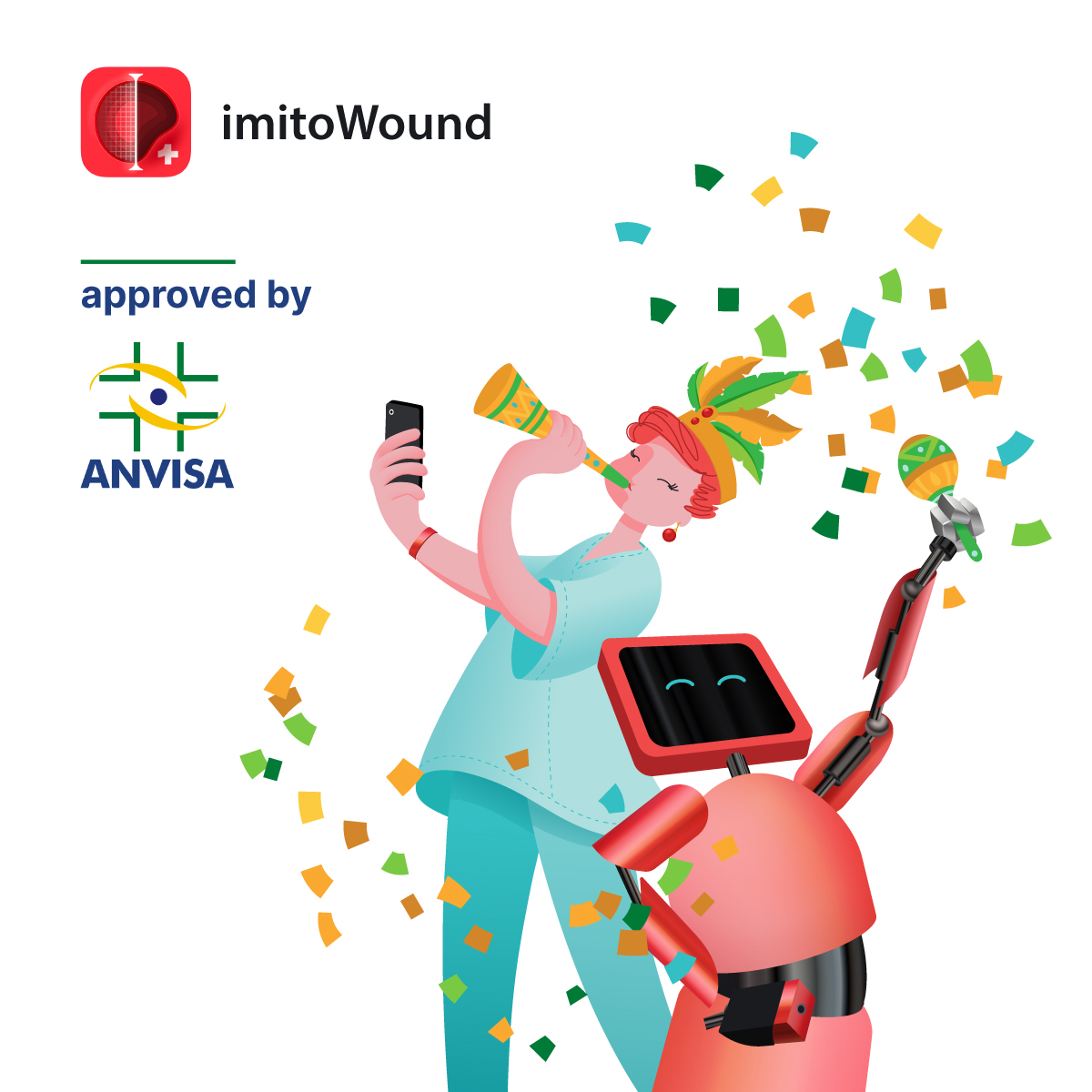 imitoWound App ab jetzt auch in Brasilien