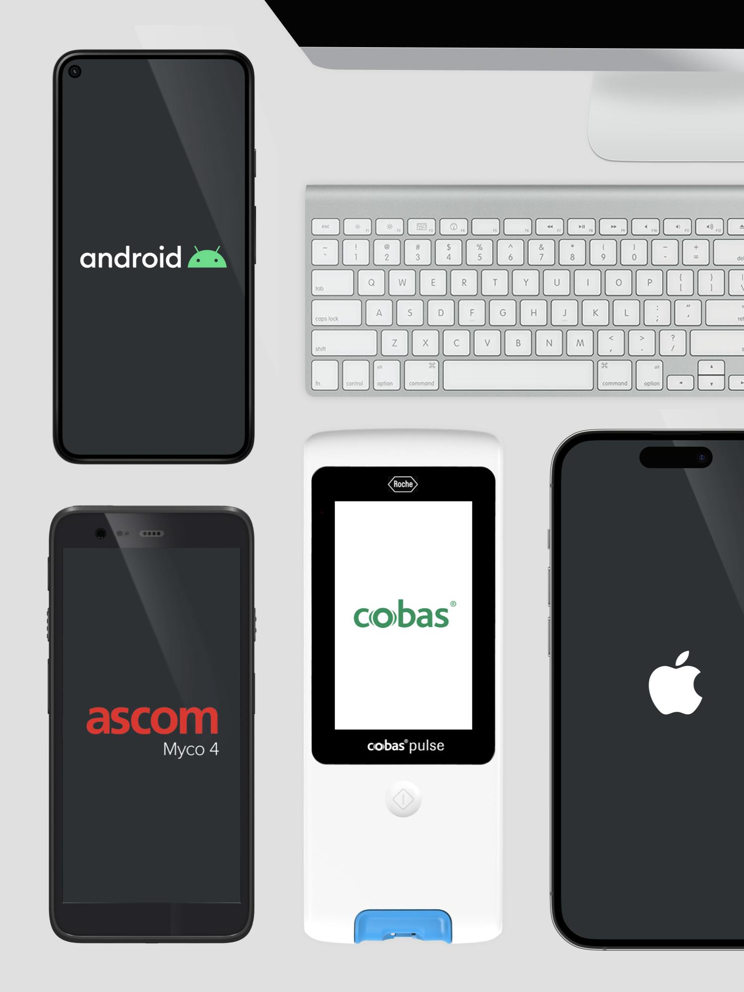 imitoWound App - runs on iOS, Android, Ascom Myco 4, Roche Cobas Pulse, Desktop, Web