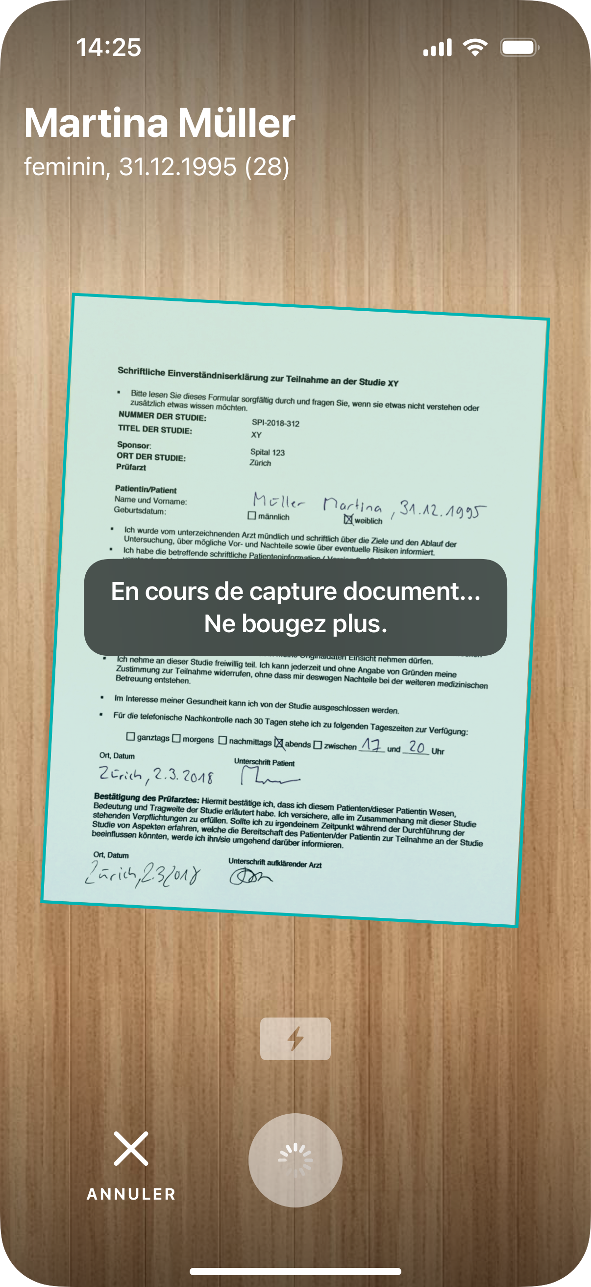 imitoScan - Scanning a Document