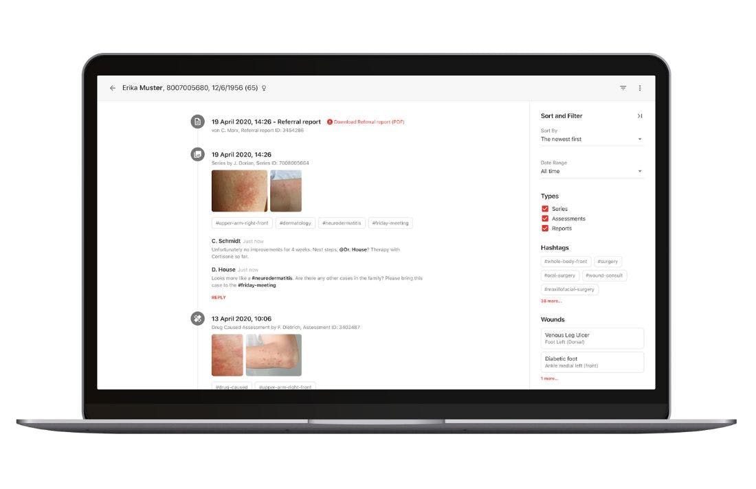 imitoCam - App für Ärzte