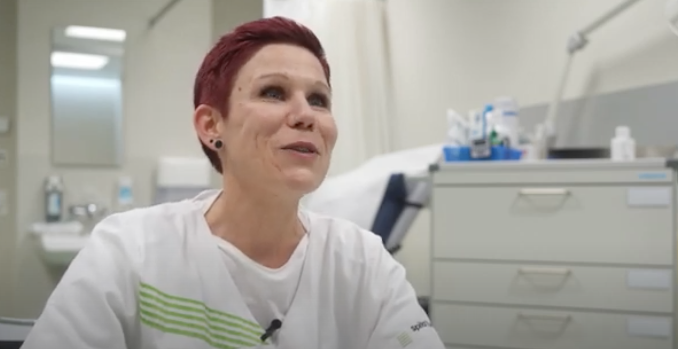 Mesure de plaie avec imito - Hôpital de Thurgau