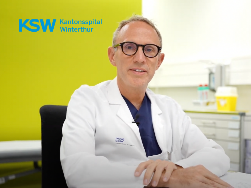 Our most commonly used app - imitoCam at Hospital Winterthur