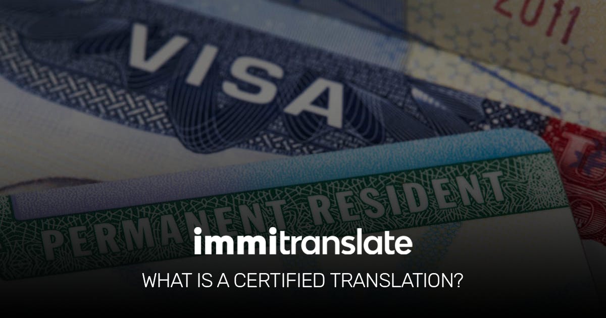 What is a certified translation?