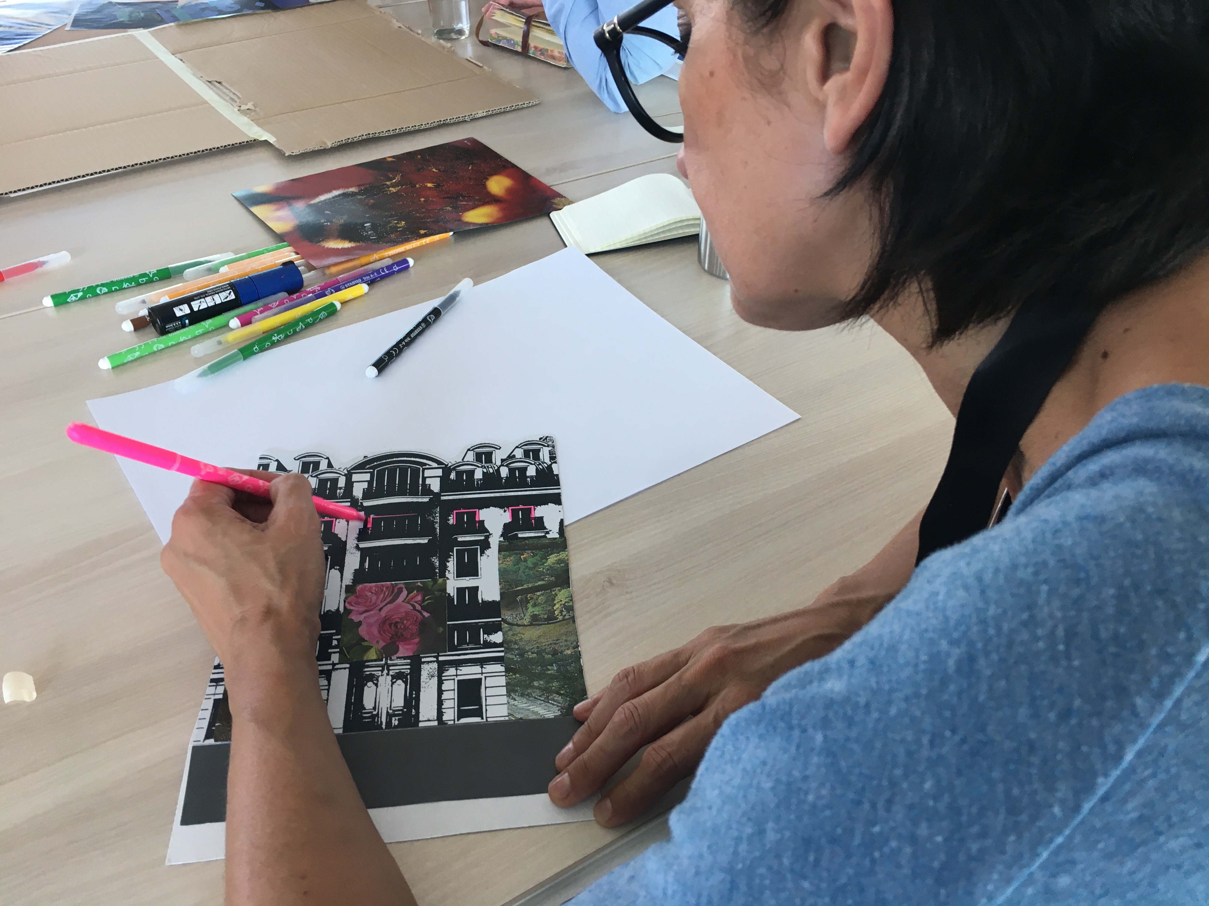 Participante qui dessine