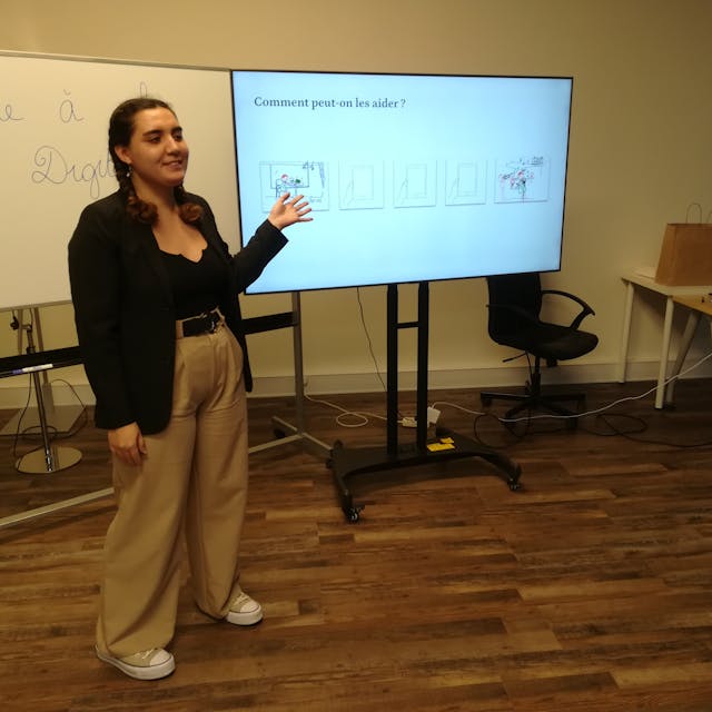 Atelier avec Morgane