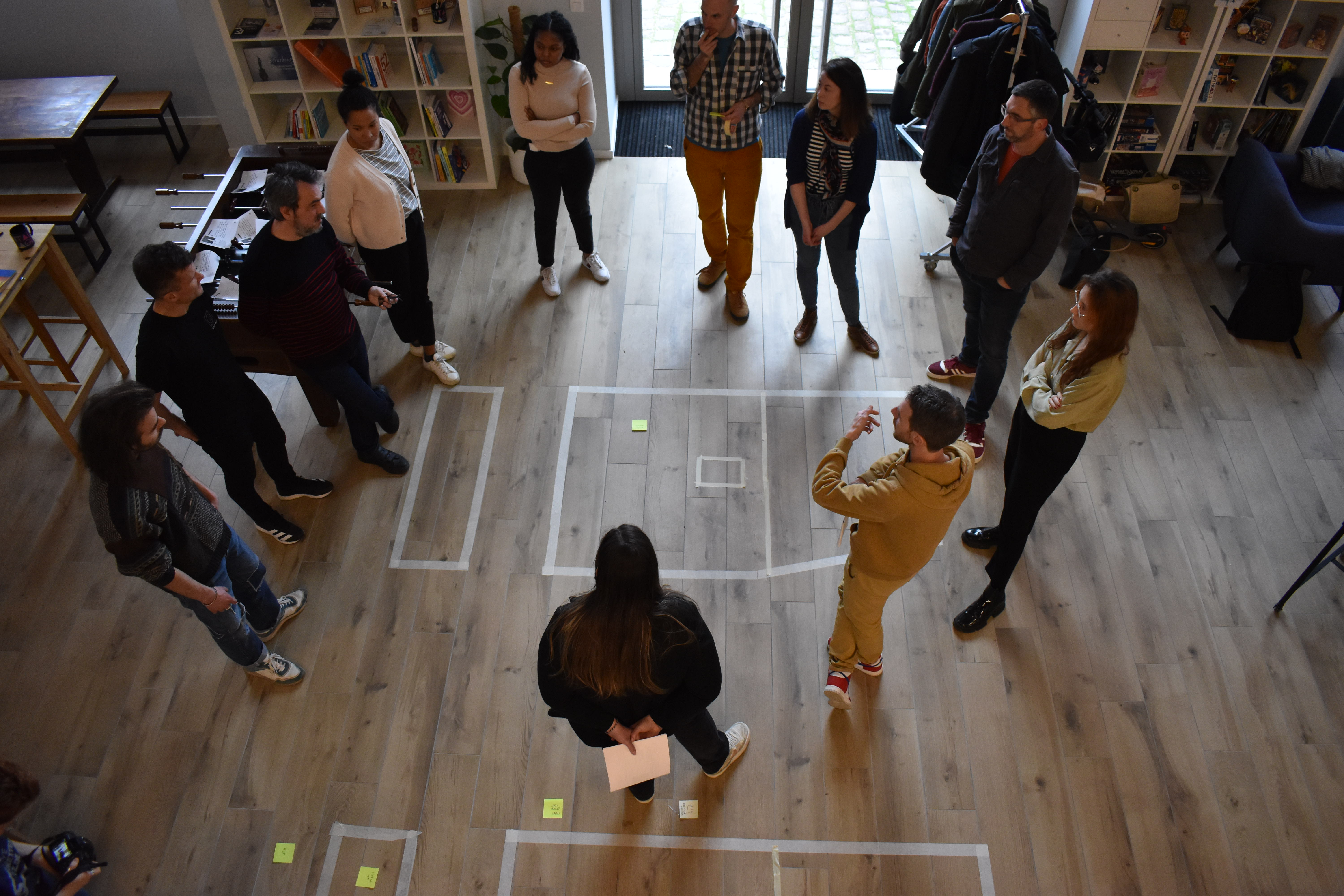 Une séance de créativité autour du lieu