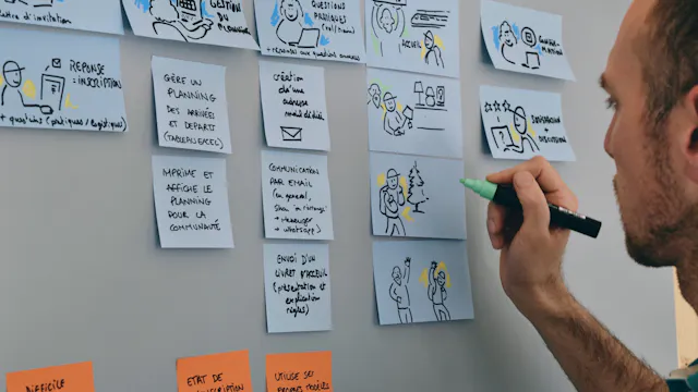 Storyboard d'un parcours utilisateur