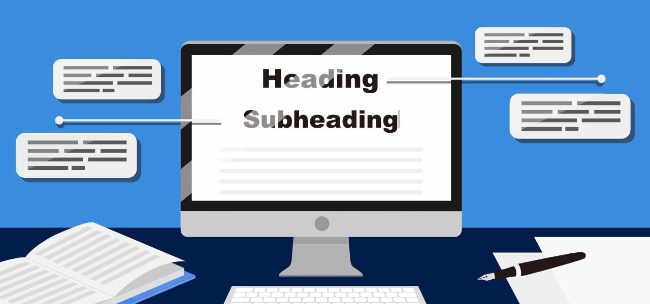 make subheadings in research paper