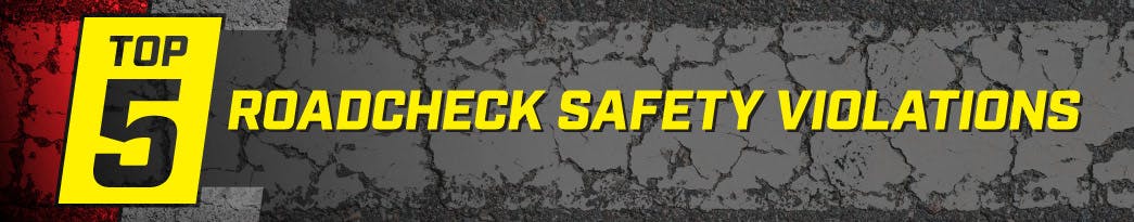 Roadcheck Safety Violations